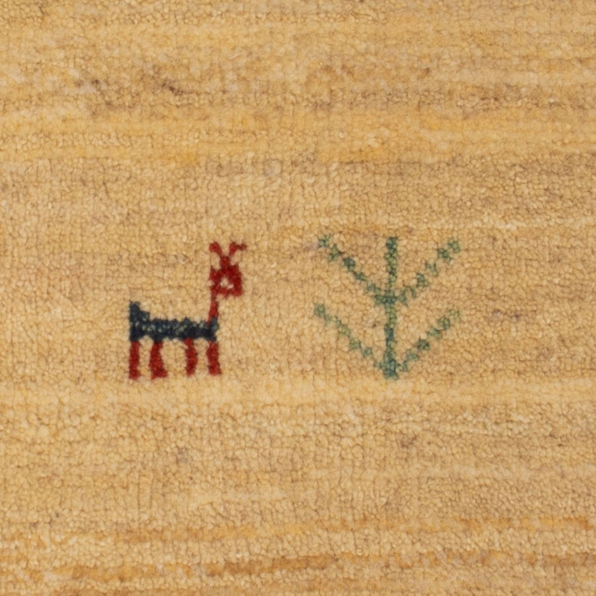 Gabbeh-matta - Loribaft Persian - 60 x 40 cm - grädde