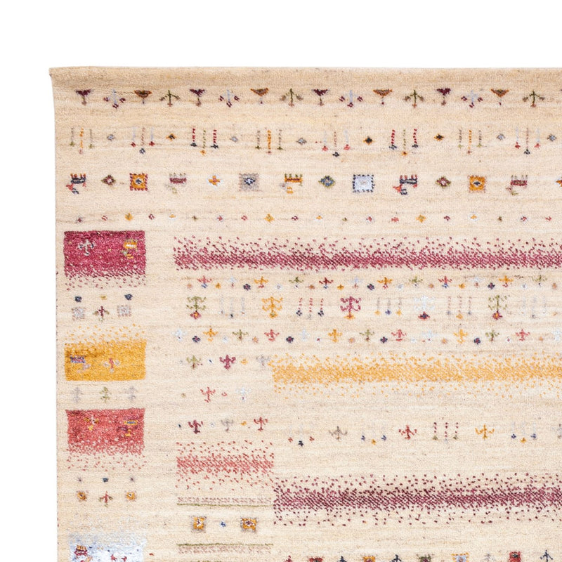 Gabbeh-mattan - Loribaft Indus - 245 x 174 cm - grädde