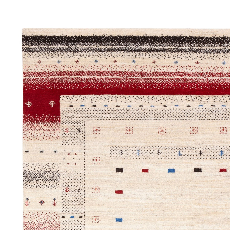 Gabbeh-mattan - Loribaft Indus - 242 x 168 cm - grädde