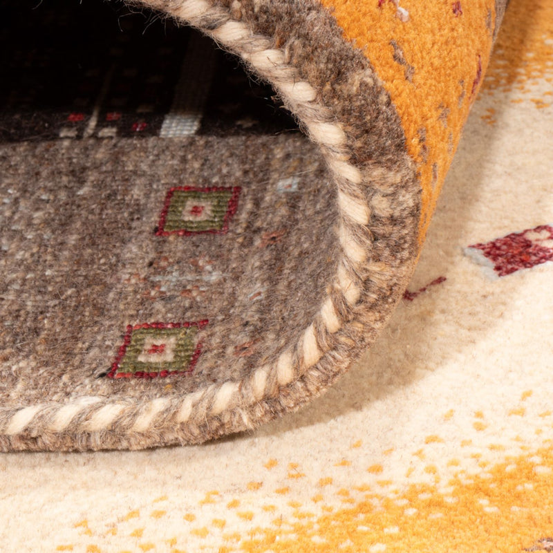 Gabbeh-mattan - Loribaft Indus - 240 x 170 cm - guld