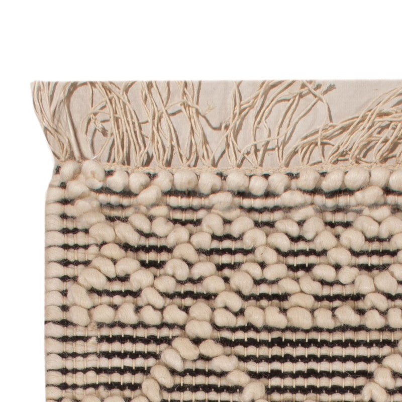 Ullmatta - 58 x 46 cm - svart och vitt