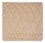 Ullmatta kvadrat  - 48 x 42 cm - beige