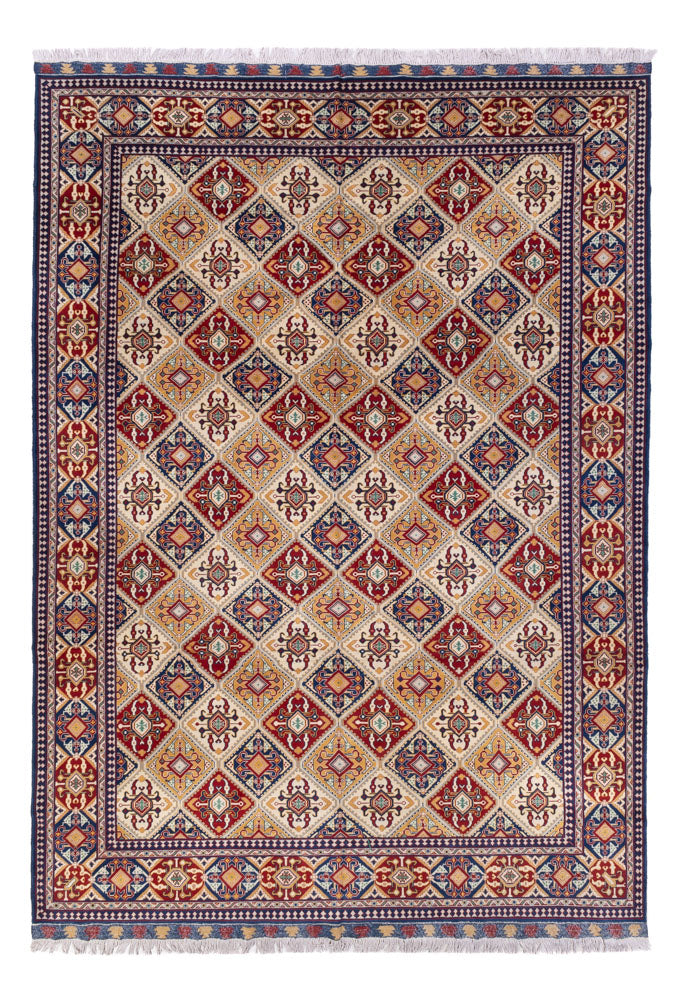 Afghansk matta - 355 x 250 cm - ljusbeige