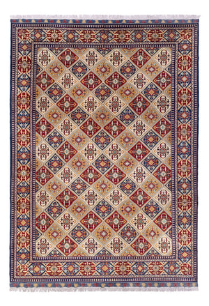 Afghansk matta - 355 x 250 cm - ljusbeige