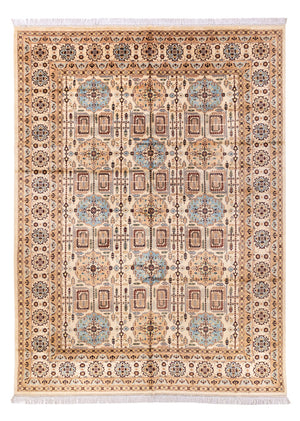 Afghansk matta - 346 x 245 cm - ljusbeige