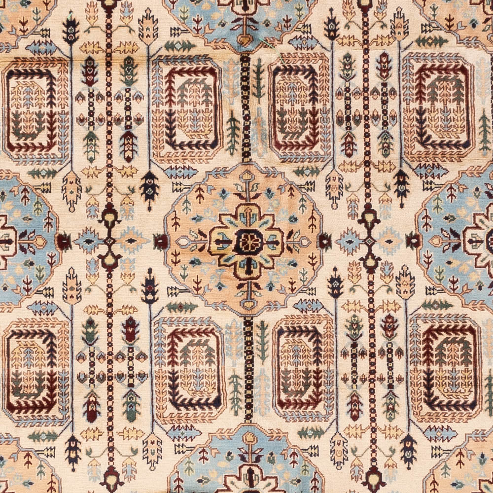 Afghansk matta - 346 x 245 cm - ljusbeige