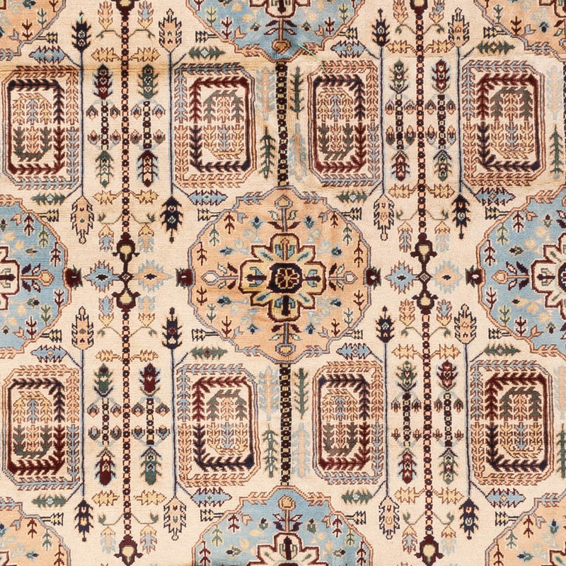 Afghansk matta - 346 x 245 cm - ljusbeige