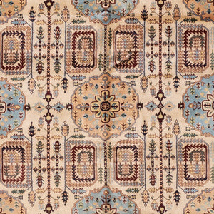 Afghansk matta - 346 x 250 cm - beige