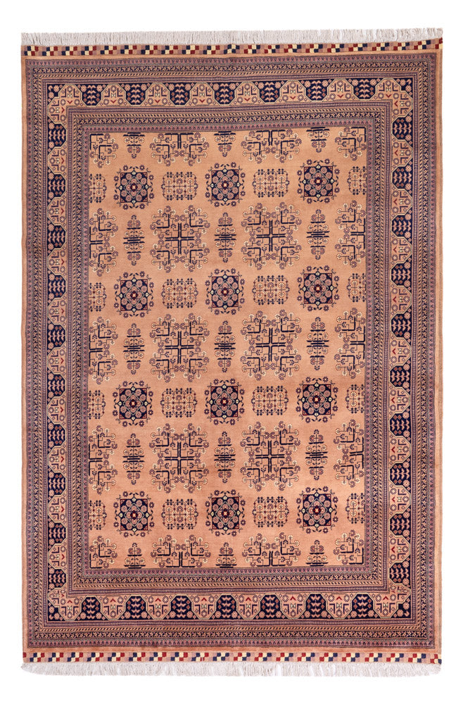 Afghansk matta - 296 x 196 cm - beige