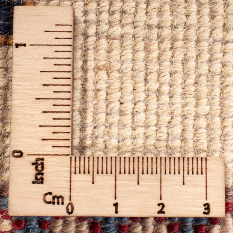 Afghansk matta - 296 x 200 cm - flerfärgad