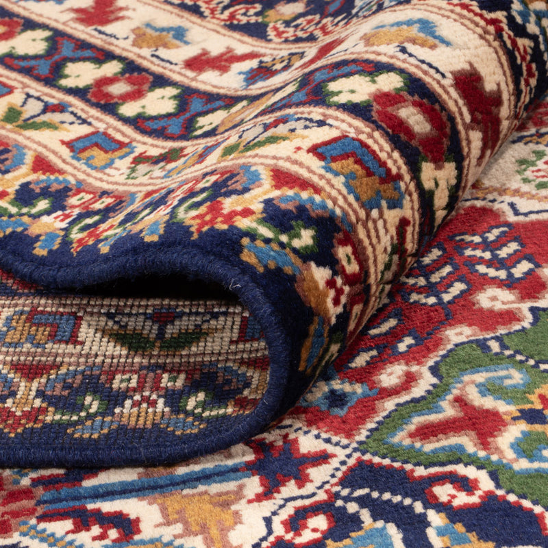 Afghansk matta - 389 x 300 cm - flerfärgad