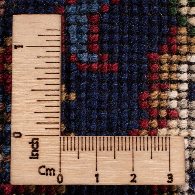 Afghansk matta - 389 x 300 cm - flerfärgad