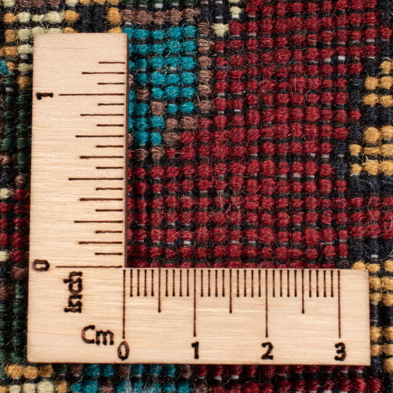 Afghansk matta - 195 x 150 cm - blå