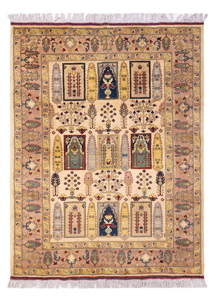 Afghansk matta - 199 x 150 cm - beige