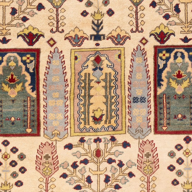 Afghansk matta - 199 x 150 cm - beige
