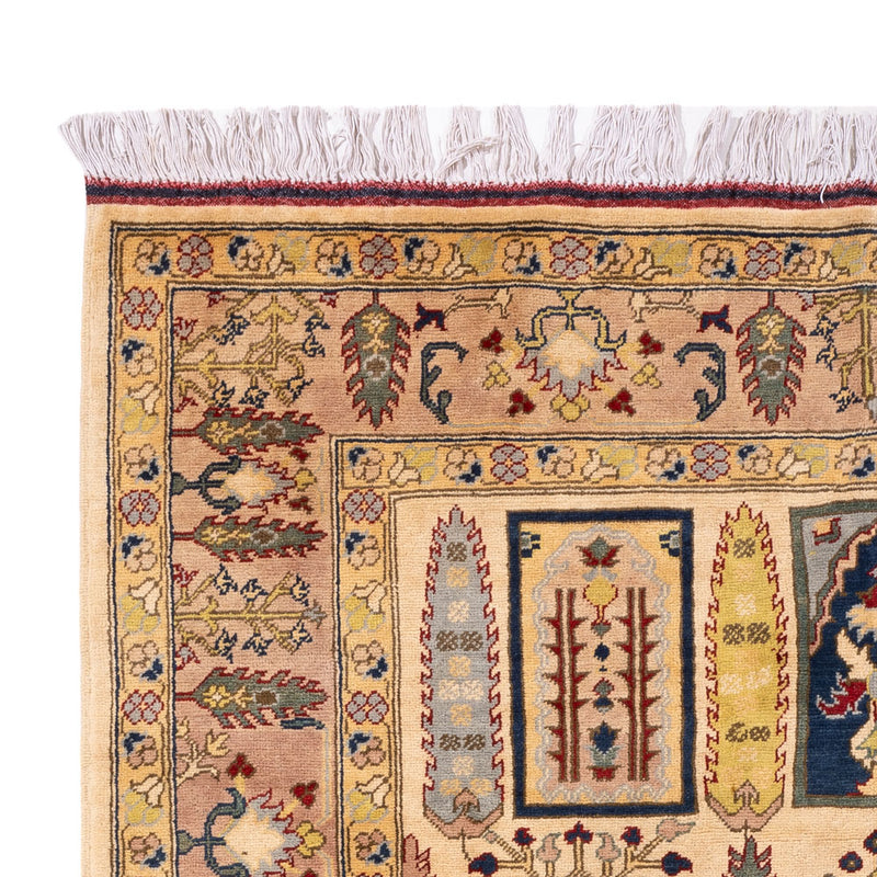 Afghansk matta - 199 x 150 cm - beige