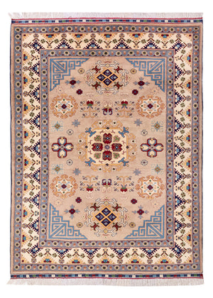 Afghansk matta - 200 x 150 cm - beige