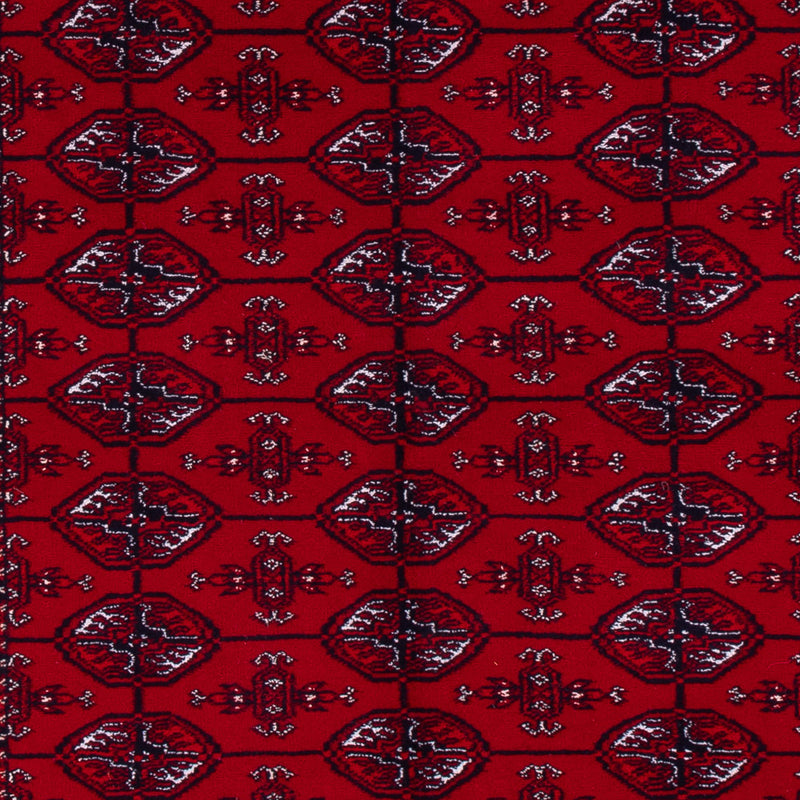 Afghansk matta - Bukhara - 194 x 133 cm - mörkröd