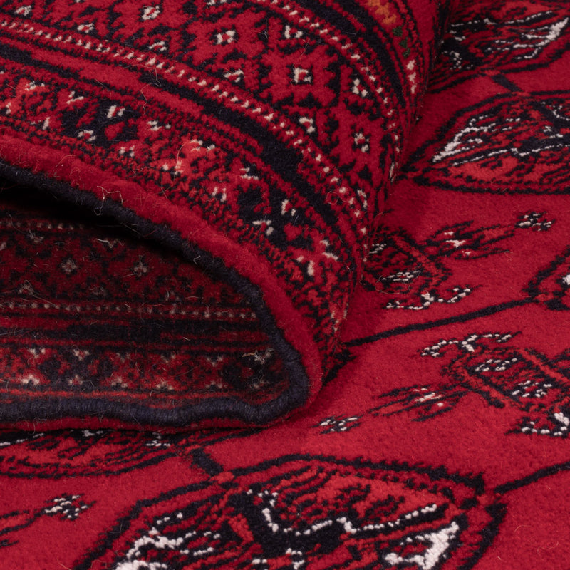 Afghansk matta - Bukhara - 194 x 133 cm - mörkröd