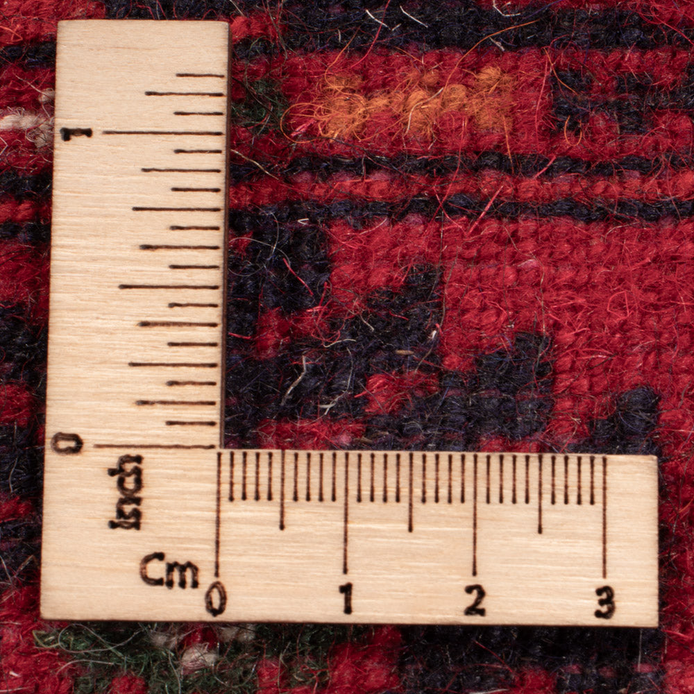 Afghansk matta - Bukhara - 194 x 133 cm - mörkröd