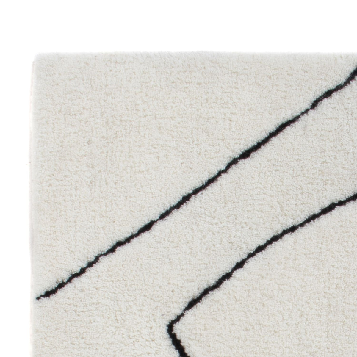 Ullmatta kvadrat  - 62 x 62 cm - ljusgrå