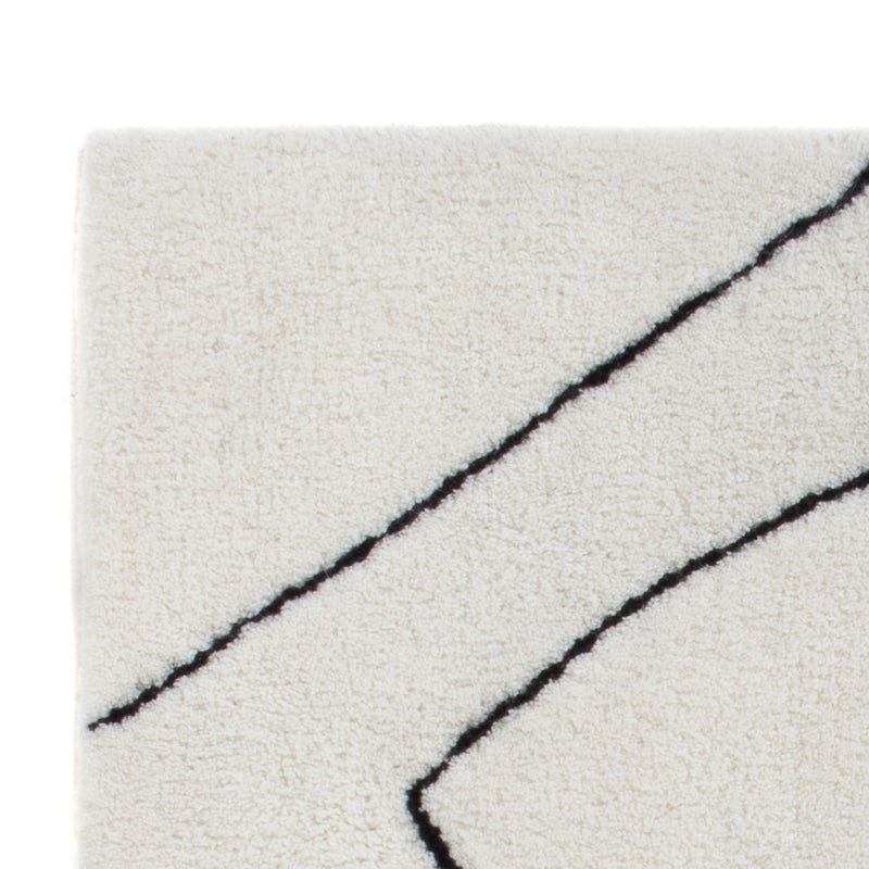 Ullmatta kvadrat  - 62 x 62 cm - ljusgrå