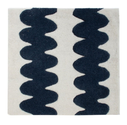 Ullmatta kvadrat  - 60 x 60 cm - flerfärgad