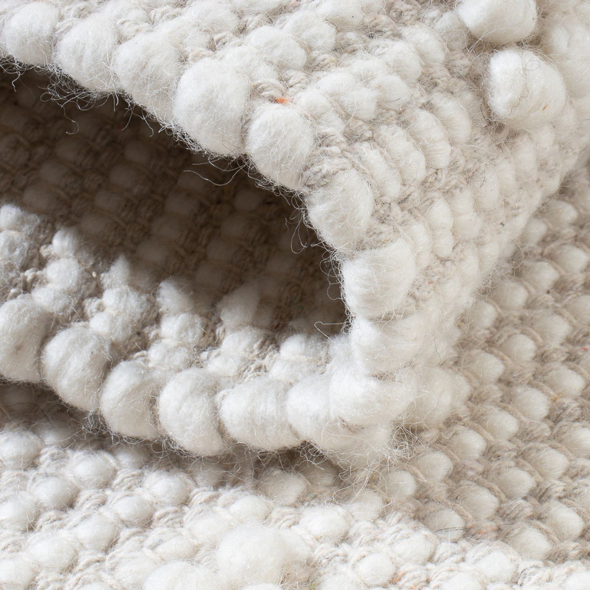 Ullmatta - 95 x 63 cm - ljusgrå