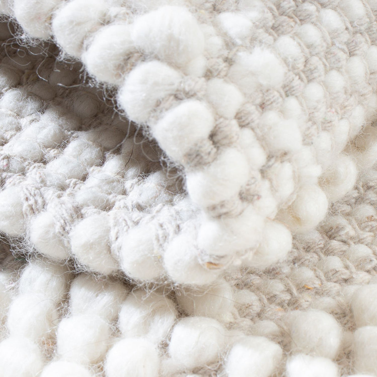 Ullmatta - 94 x 60 cm - ljusgrå