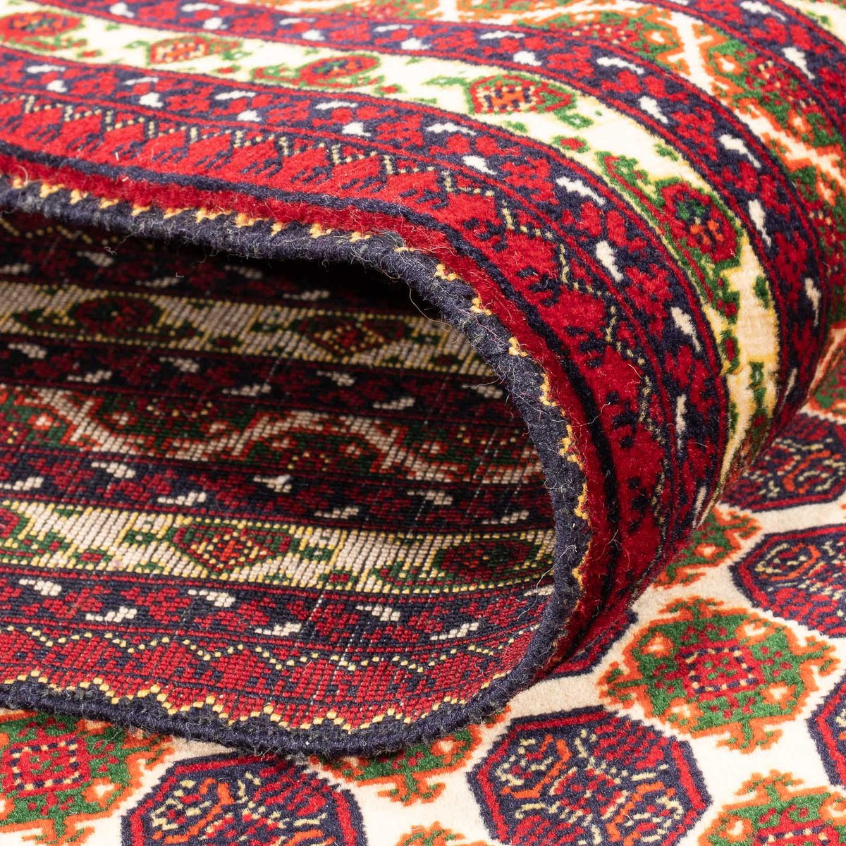 Runner Afghansk matta - 287 x 90 cm - beige