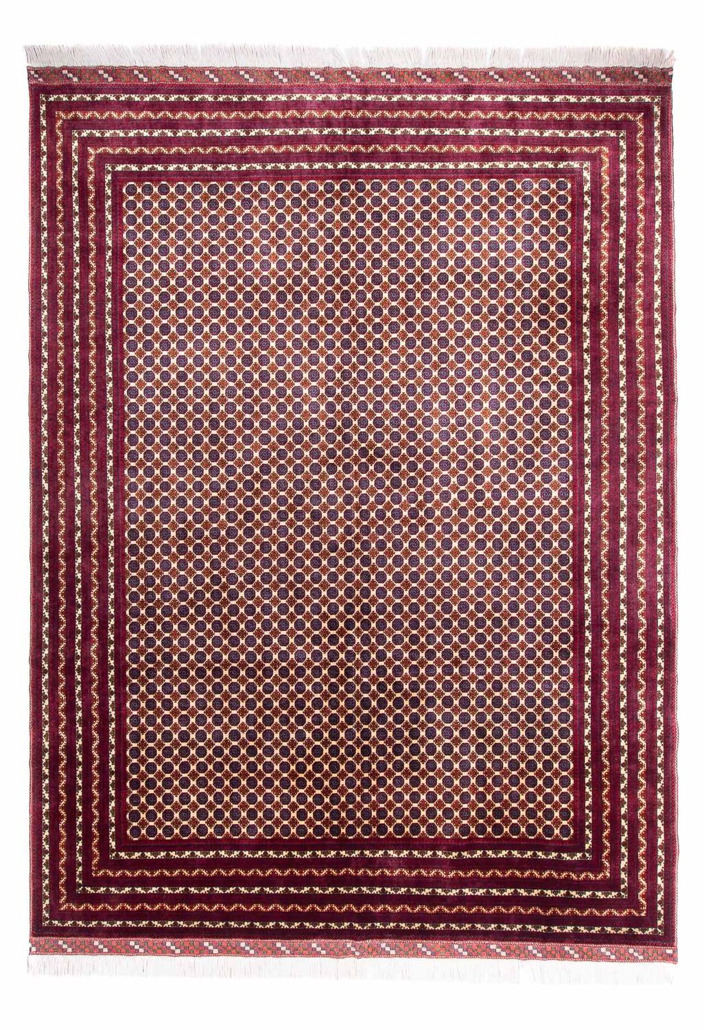 Afghansk matta - 341 x 260 cm - beige