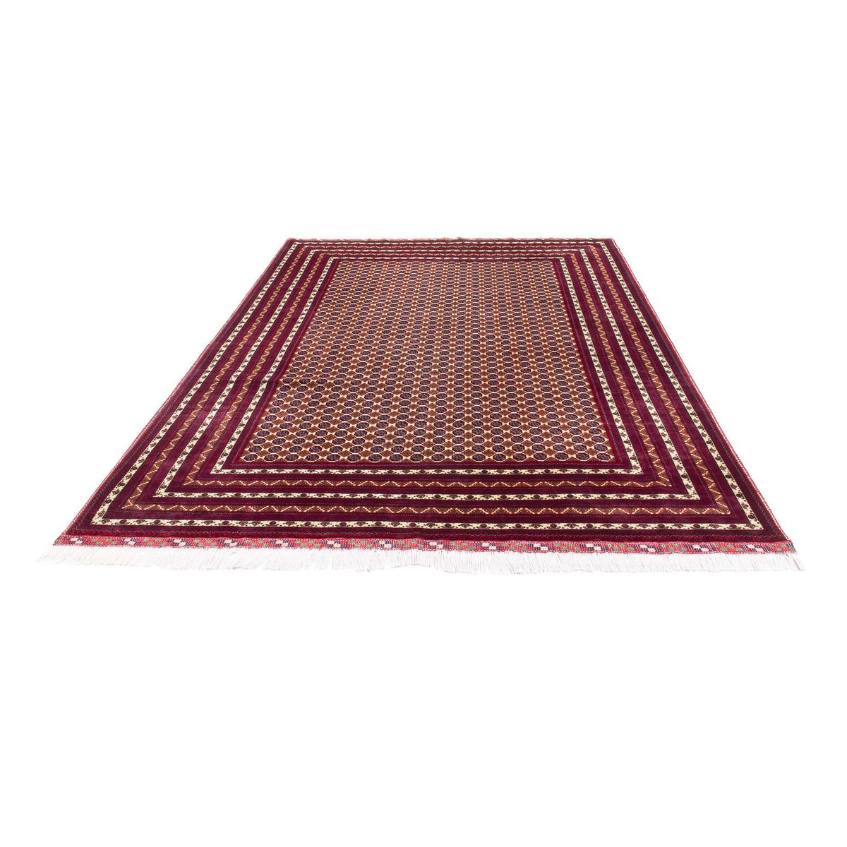 Afghansk matta - 297 x 198 cm - beige