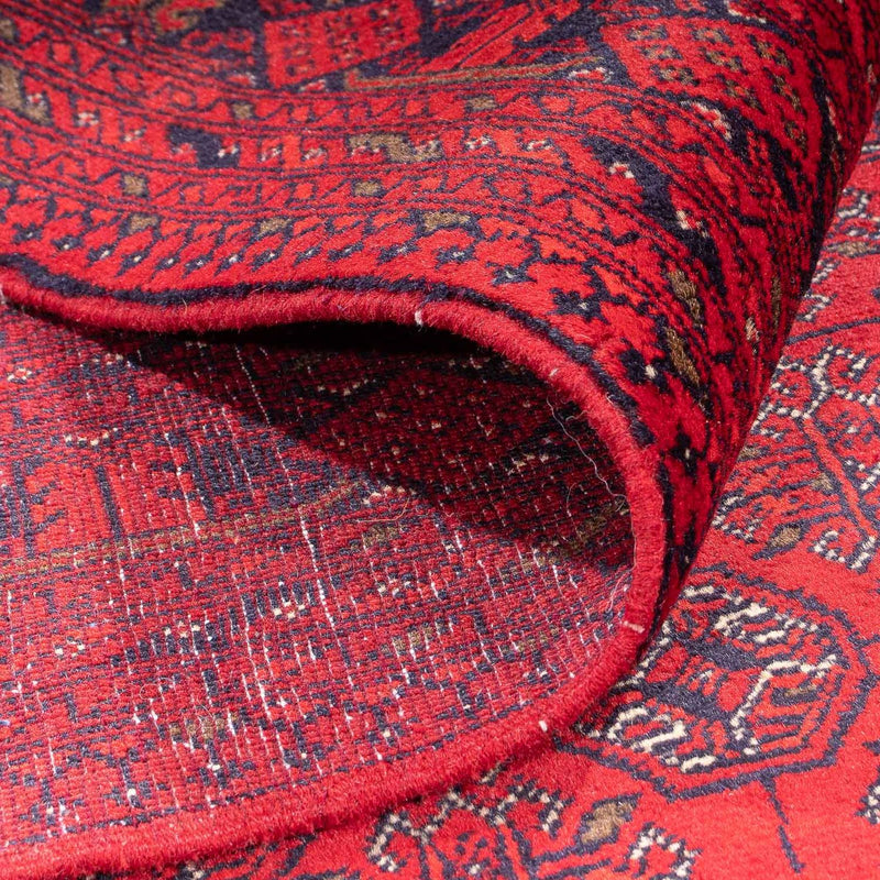 Afghansk matta - 343 x 248 cm - röd