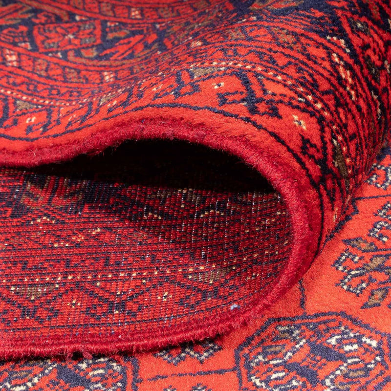 Afghansk matta - 285 x 198 cm - röd