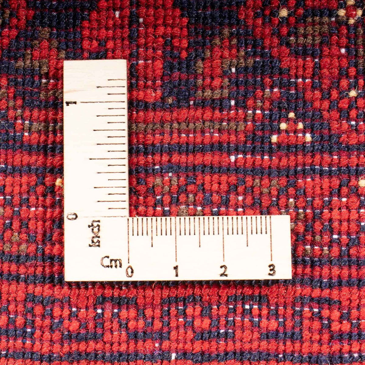 Afghansk matta - 285 x 198 cm - röd