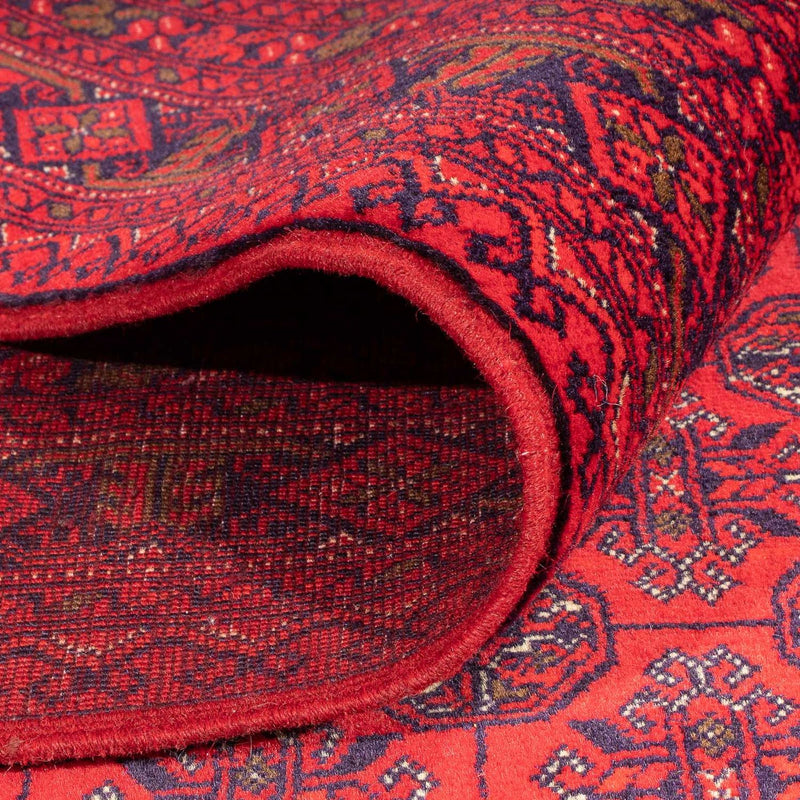 Afghansk matta - 289 x 200 cm - röd