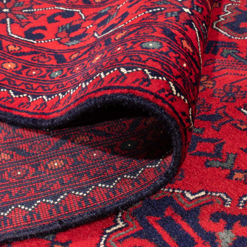 Afghansk matta - 298 x 198 cm - röd