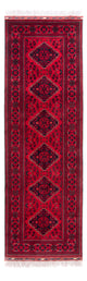 Runner Afghansk matta - 292 x 90 cm - röd