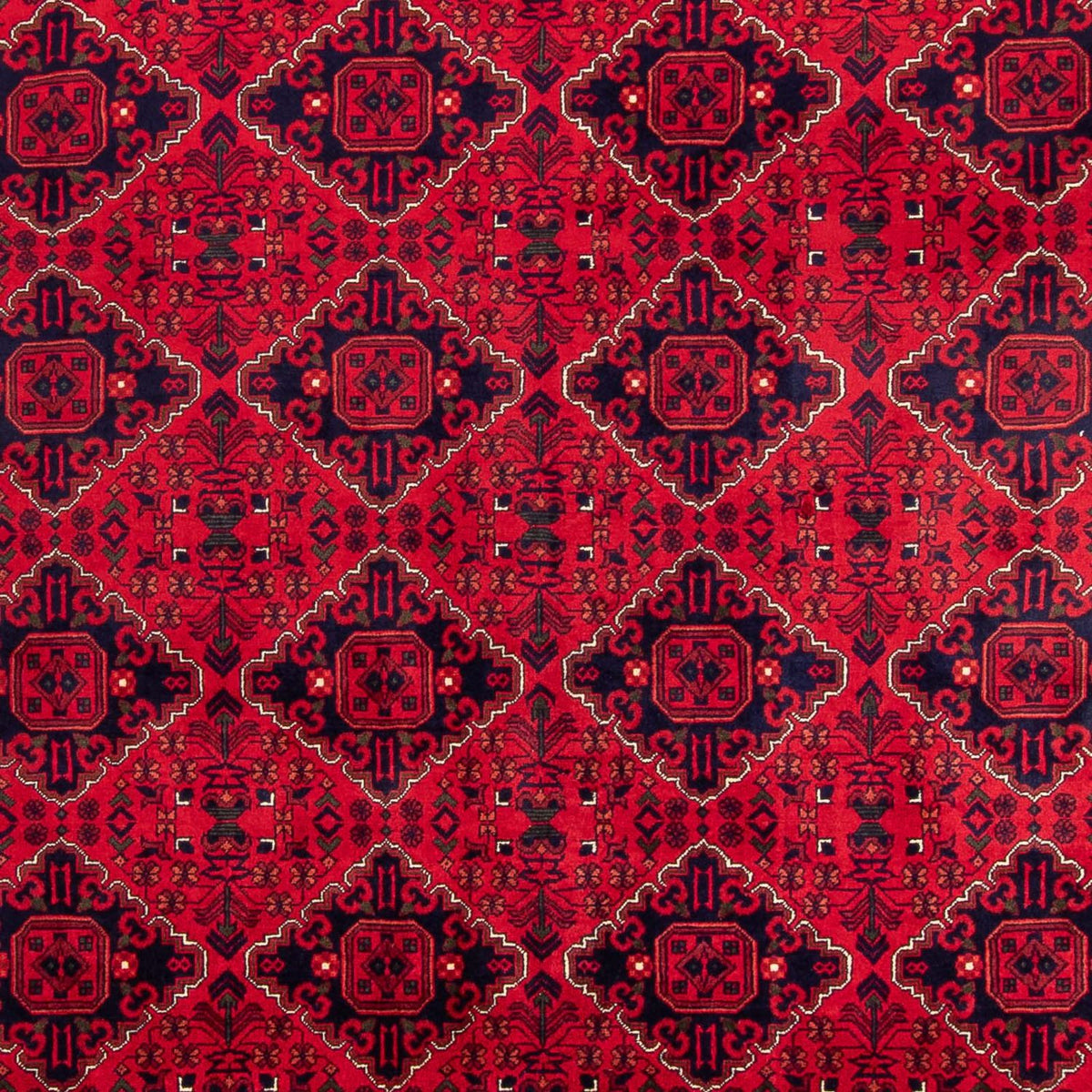 Afghansk matta - 345 x 244 cm - röd