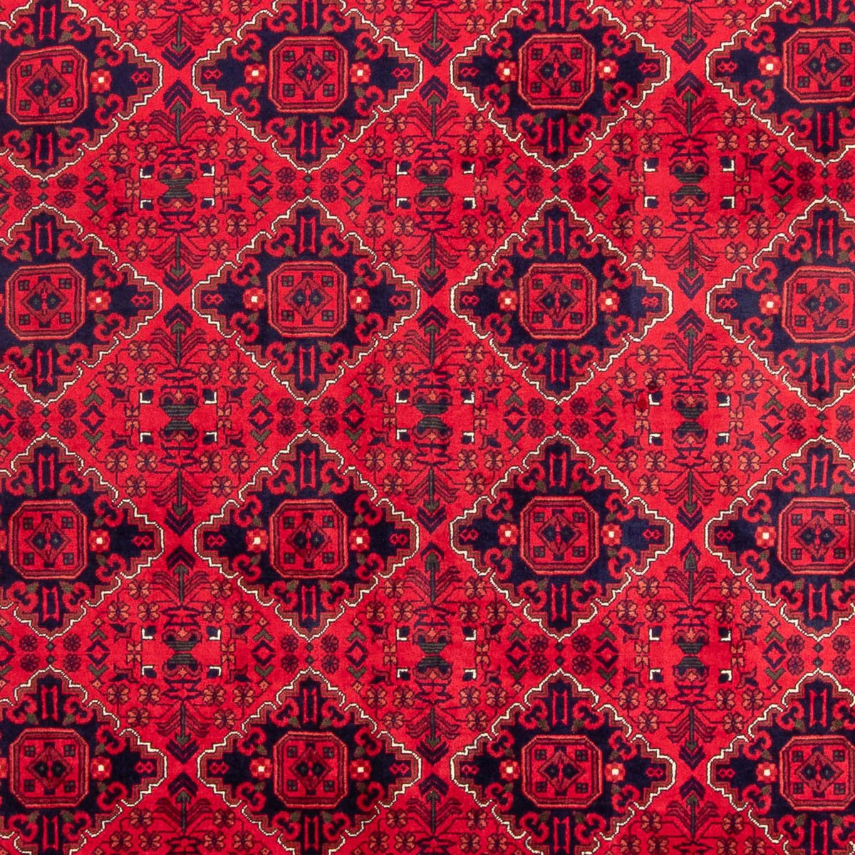 Afghansk matta - 349 x 246 cm - röd
