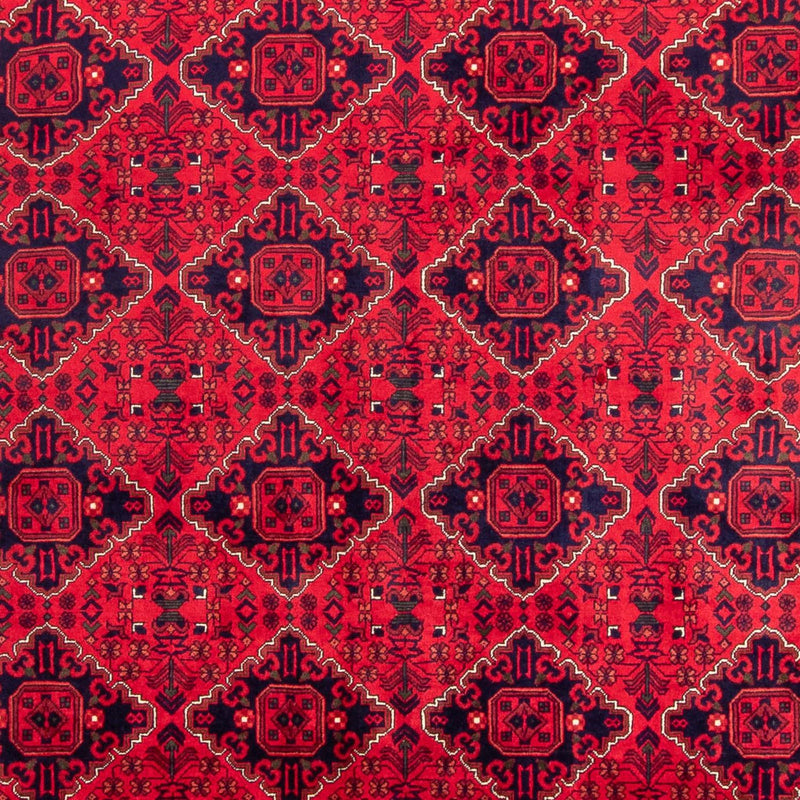 Afghansk matta - 349 x 246 cm - röd