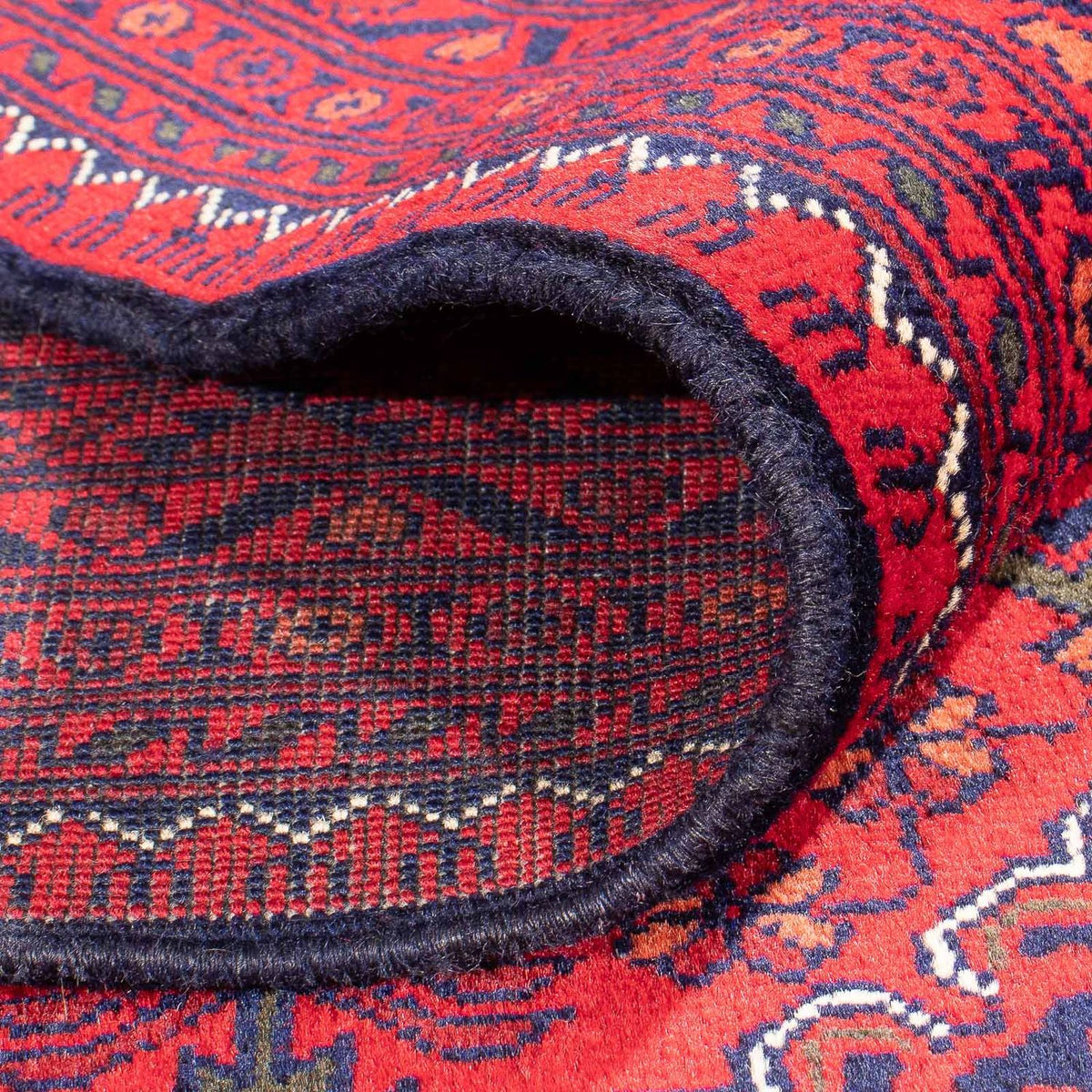 Afghansk matta - 349 x 246 cm - röd