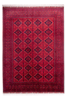 Afghansk matta - 346 x 246 cm - röd