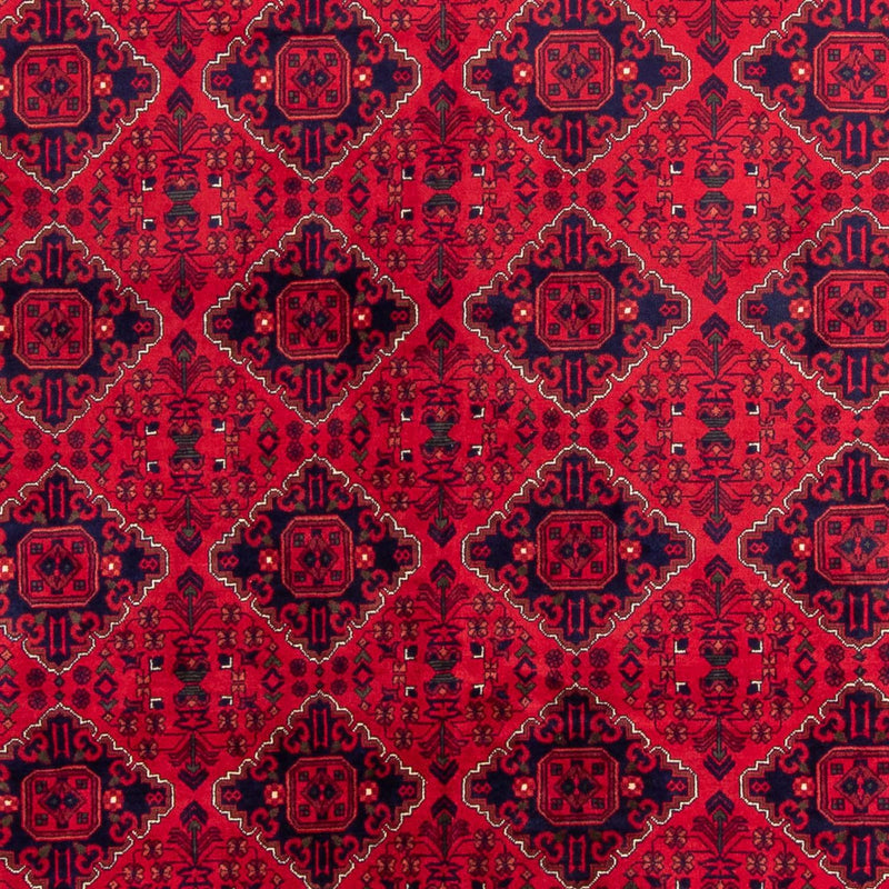 Afghansk matta - 346 x 246 cm - röd