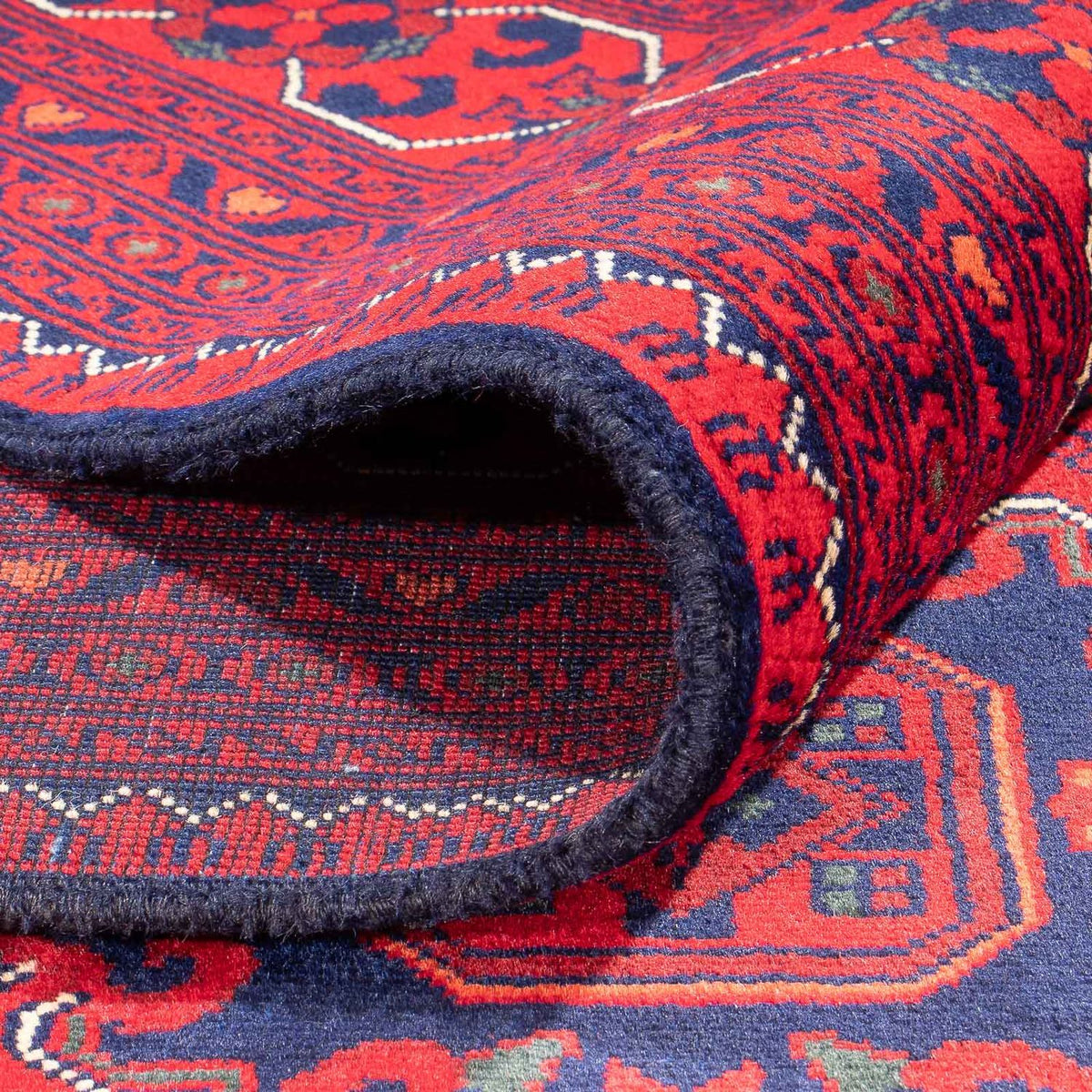 Afghansk matta - 346 x 246 cm - röd