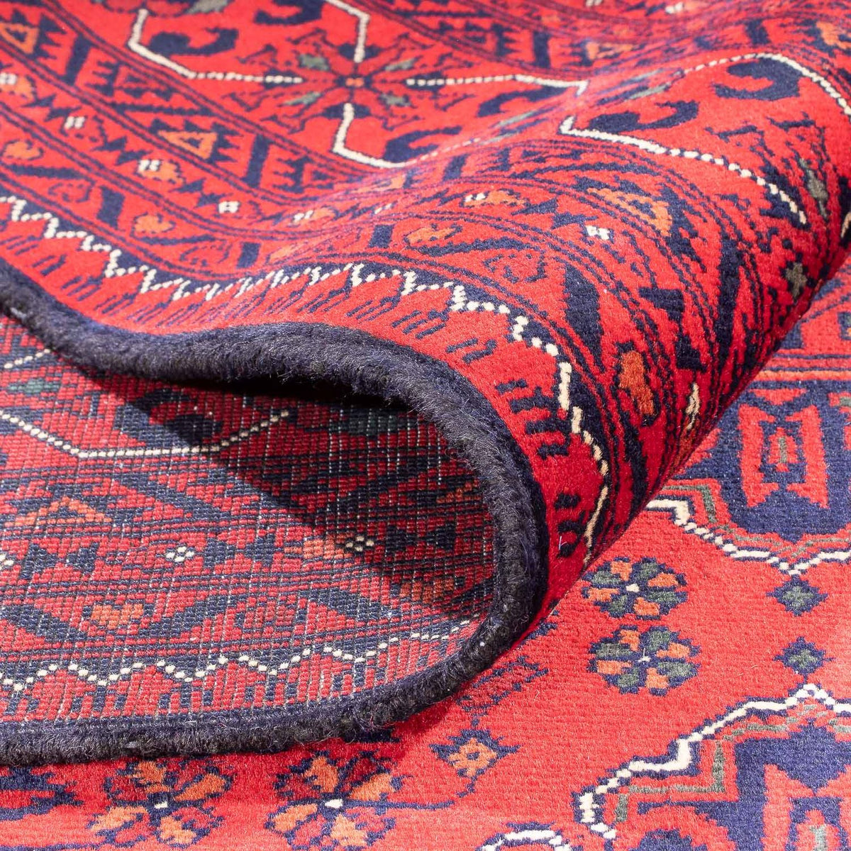 Afghansk matta - 414 x 292 cm - röd