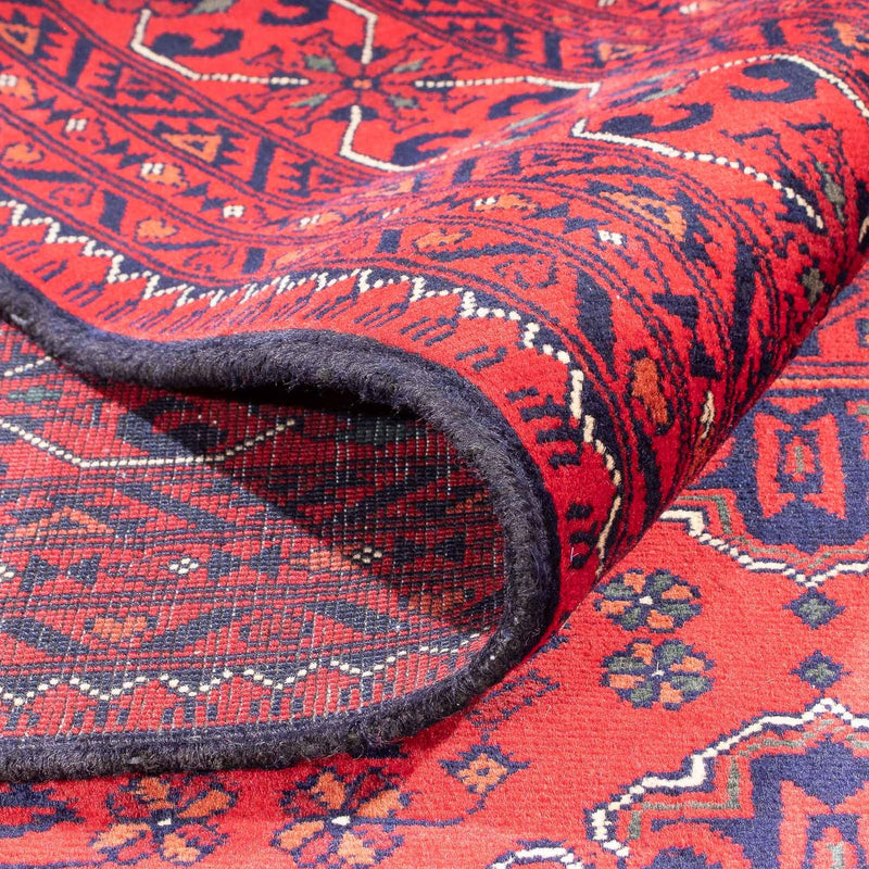 Afghansk matta - 414 x 292 cm - röd