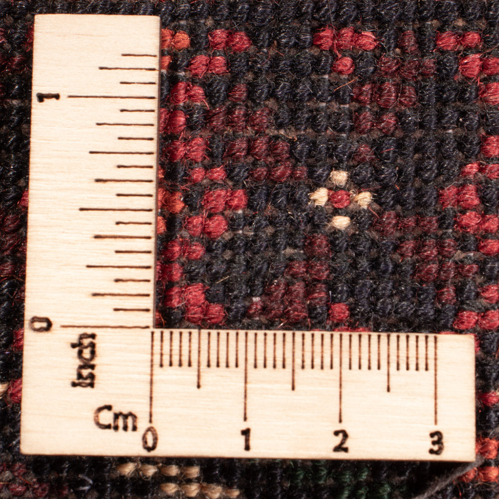 Afghansk matta - 296 x 197 cm - mörk beige