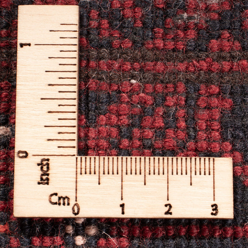 Afghansk matta - 296 x 193 cm - röd