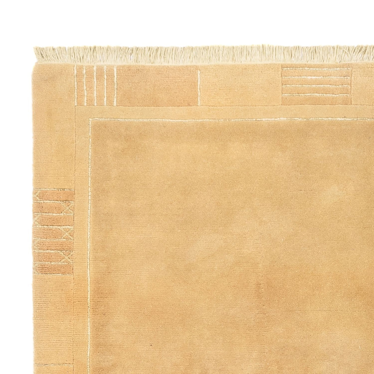 Nepal mattan - 242 x 166 cm - ljusbeige